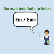 Indefinite Articles In German (ein, Eine) | CoLanguage